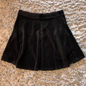 Forever 21 Black Circle Skater Skirt